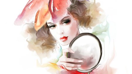 Девушка иллюстрация