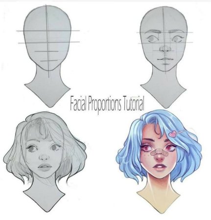 Туториал по рисованию головы