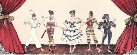 Герои театра иллюстрации