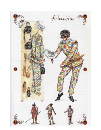 Арлекин персонаж комедии дель арте