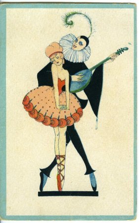 Коломбина Пьеро Арлекин персонажи