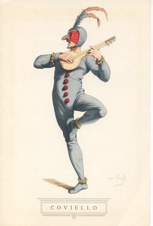 Персонажи комедии дель арте Ковьелло