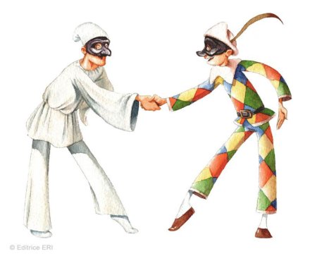 Пьеро комедия дель арте