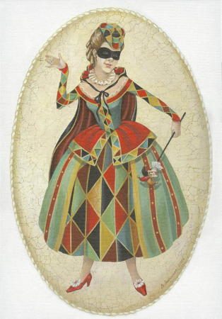 Костюмы дель арте Коломбина