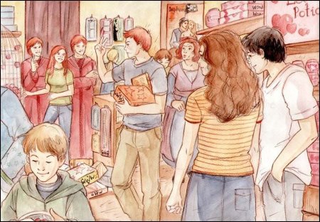 Дети Гарри Джинни Рон Гермиона