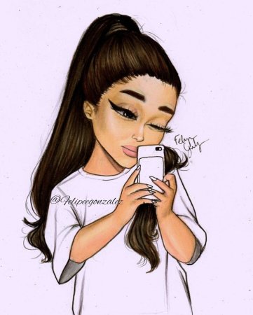 Ариана Гранде мультяшка