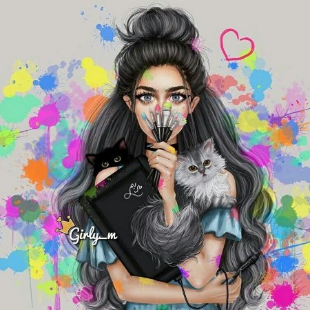 Девочки нарисованные из приложения