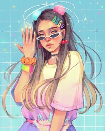 Девушки в стиле арт
