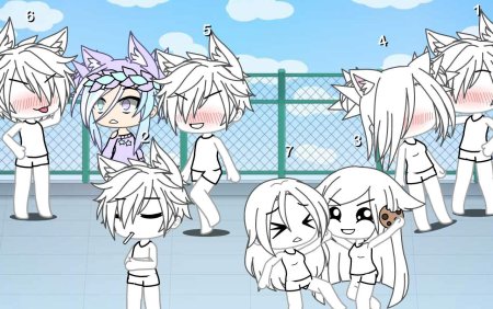 Гача лайф белый персонаж