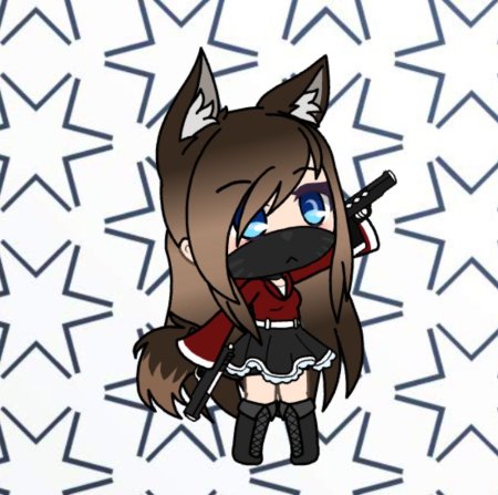 Девочка волк из гача лайф