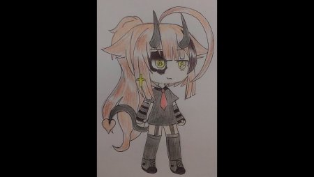 Лёгкие рисунки гача лайф