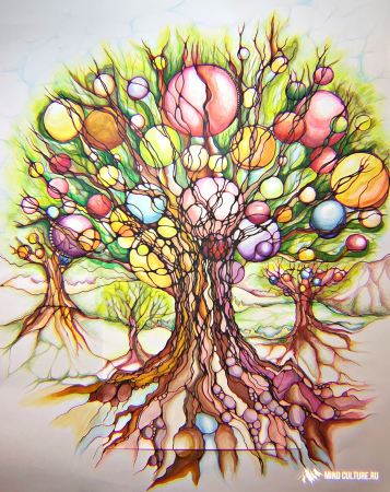 Цветное дерево