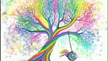 Фантастическое дерево Графика