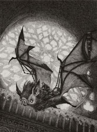 Летучая мышь арт