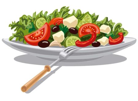 Нарисовать салат