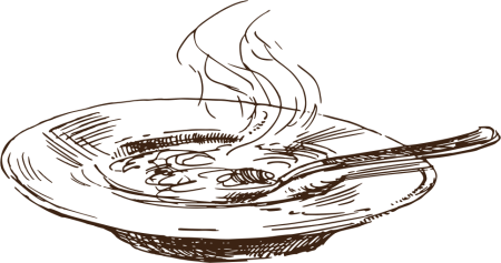 Нарисовать тарелку