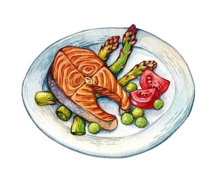 Красивое блюдо рисунок