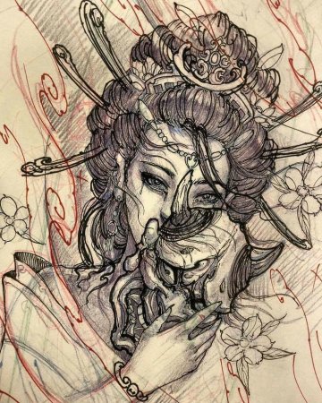 Габриэль Морено картины Графика