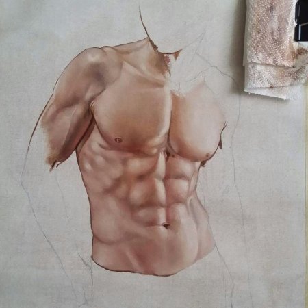 Брутальный мужчина арт