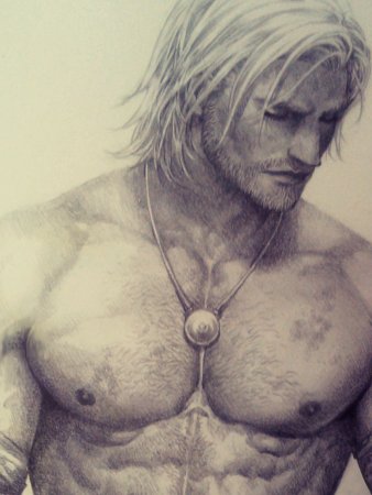 Мужской портрет арт