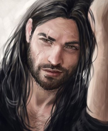 Лицо человека арт