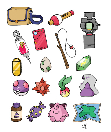 Персонажи предметы