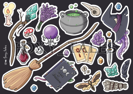 Стикеры магия