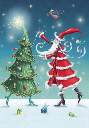 Веселые новогодние картинки