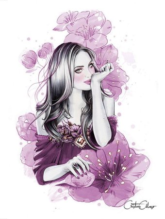 Фэшн-иллюстратор Cristina Alonso