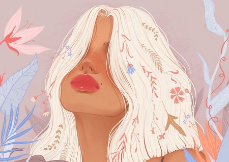 Девушка иллюстрация