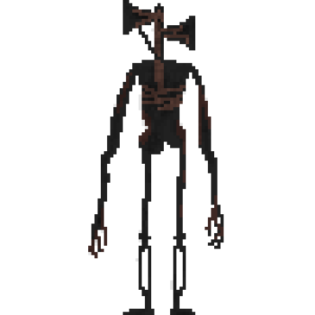 Пиксель арт сиреноголовый