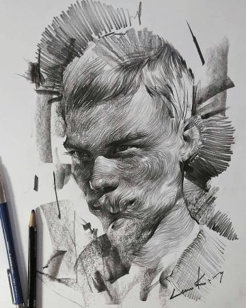 Современный графический портрет