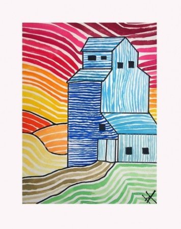 Пейзаж из линий