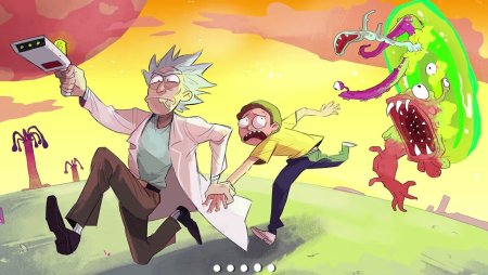 Рик и Морти Нимбус арт