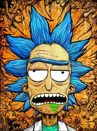 Рик и Морти психоделика