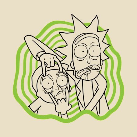 Срисовки Рика и Морти