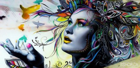 Граффити в стиле Бьюти