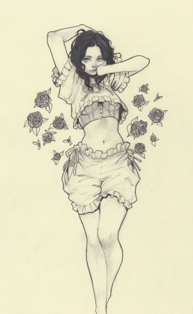 Скетчи девушек