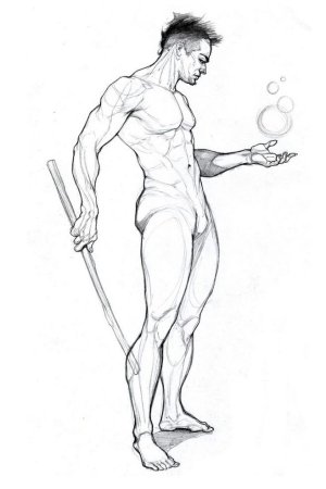 Мужская фигура для рисования
