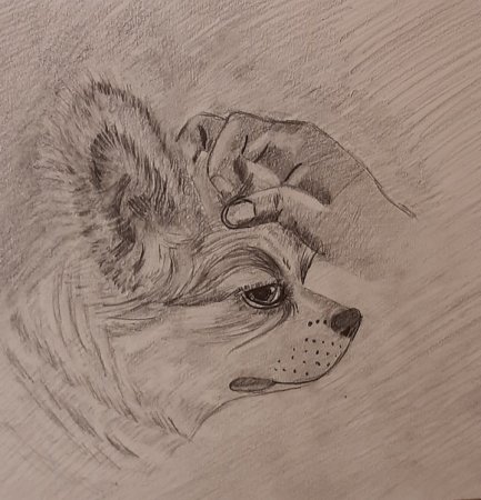 Поцелуй скетч