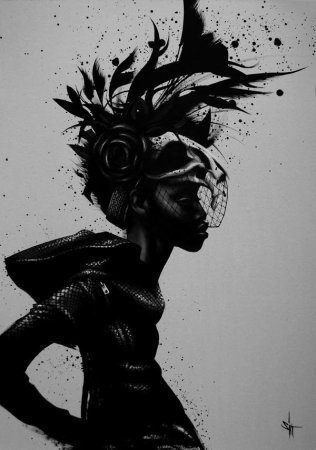 Персонажи с черными волосами