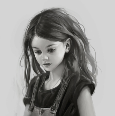 Девушка подросток арт