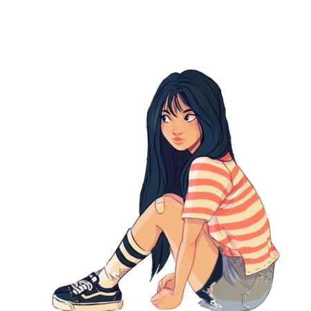 Девушки в мультяшном стиле