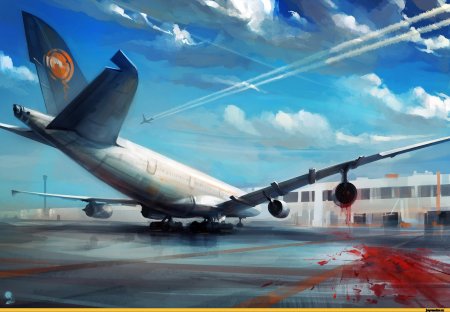 Самолет арт