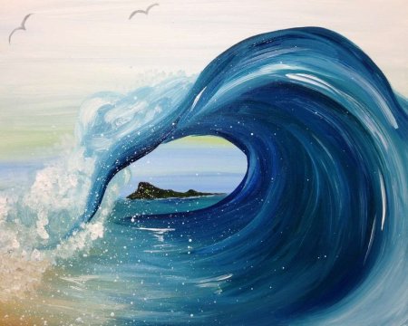 Волна рисунок