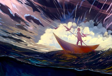 Юноша в лодке