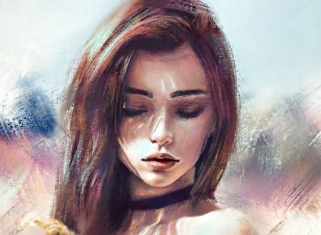 Девушка арт