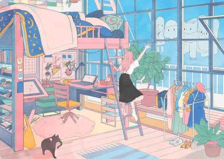 Аниме комната Эстетика