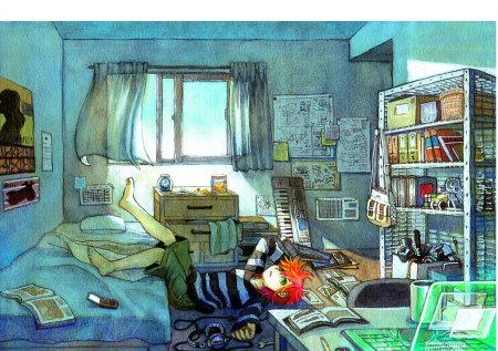 Творческий беспорядок в комнате