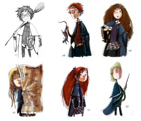 Книжная версия Гарри Поттера герои